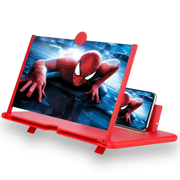 Full HD Mobile Phone Screen Amplifier Pull-out HD Video Mobile Phone Desktop Lazy Magnifying Glass Holder  Limit Stock 12 Inch Size - Adorable