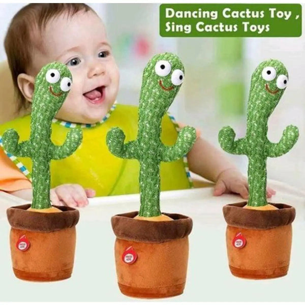 New Dancing Cactus Toy, Talking Tree Cactus Plush Toy Free Home Delivery Limited Stock Available Azadi Sale - Adorable