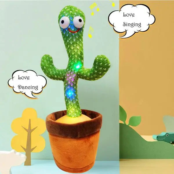 New Dancing Cactus Toy, Talking Tree Cactus Plush Toy Free Home Delivery Limited Stock Available Azadi Sale - Adorable