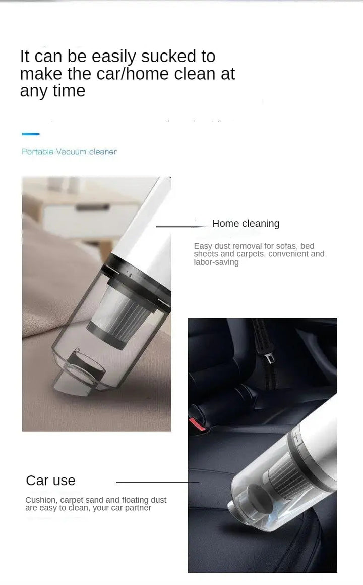 New Powerful Mini Rechargeable Vacuum Cleaner Limited Stock Available Very Good choice for your home and travel - Adorable