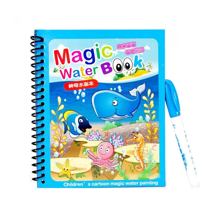 Magic Water Painting Book For Kids (Reuseable) Book Limited Stock Available - Adorable